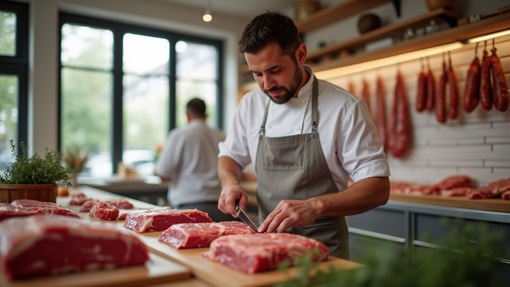 Comparaison des métiers de la boucherie, charcuterie et traiteur