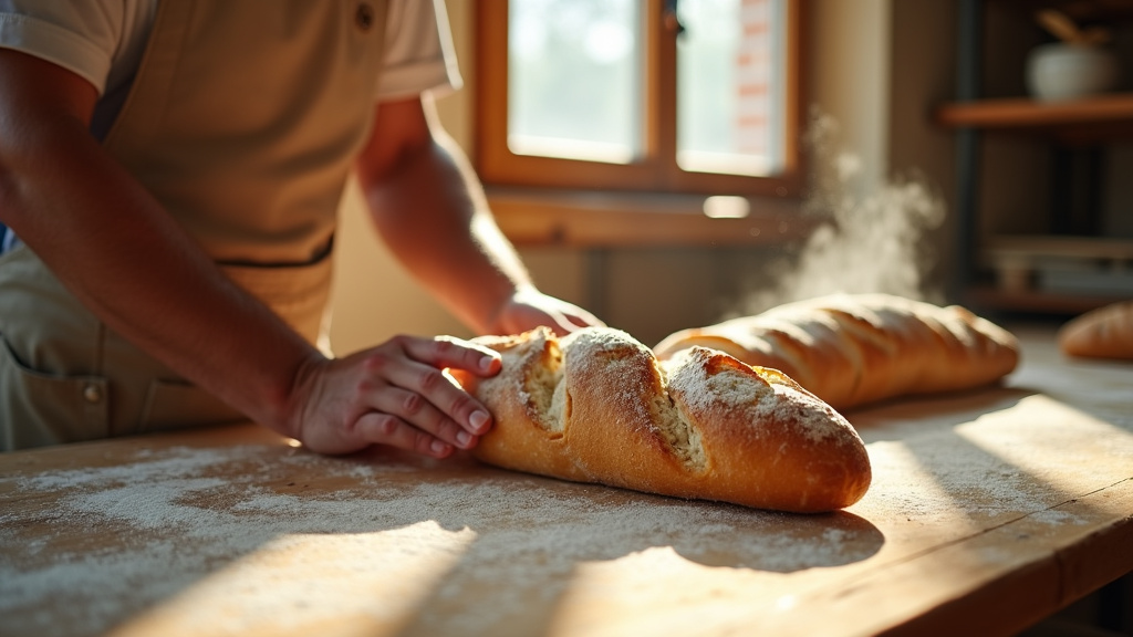 Étudiants en formation de boulanger