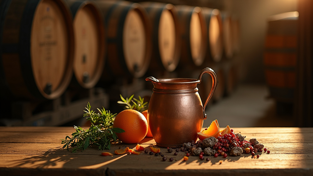 Distillateur artisanal travaillant dans une distillerie avec alambics en cuivre