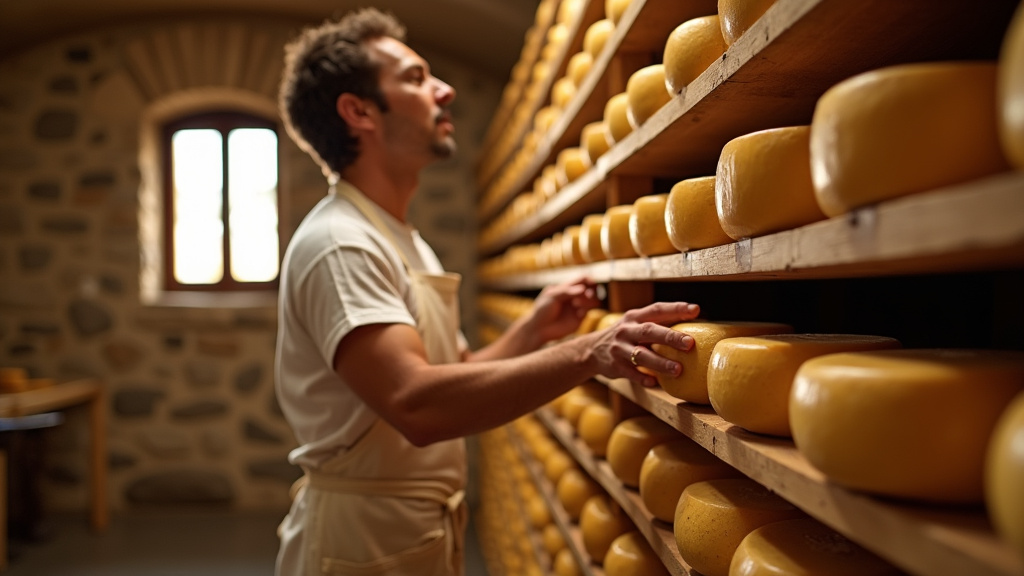 Dégustation de fromages dans une boutique spécialisée