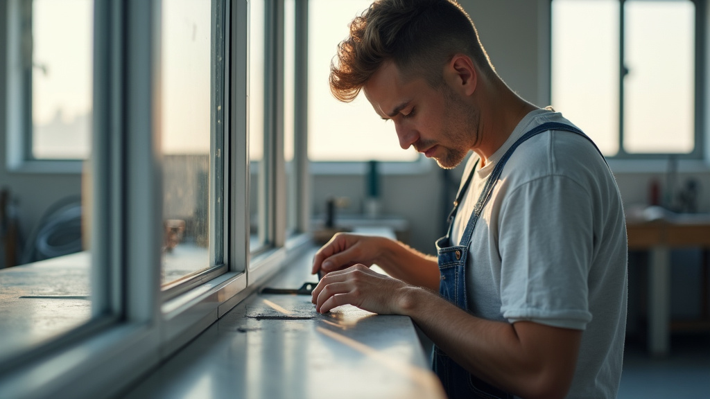 Outils de menuisier aluminium dans un atelier