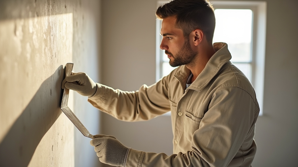 Outils de plâtrier : truelle, taloche, niveau laser