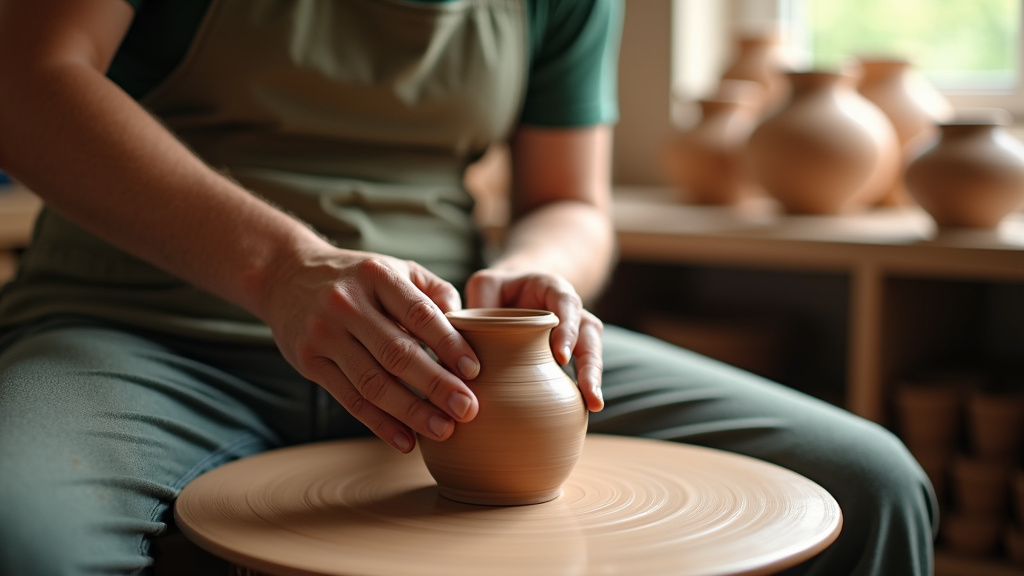 Différentes techniques de céramique : tournage, modelage, estampage