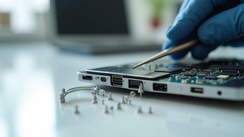 Technicien informatique en train de configurer un réseau