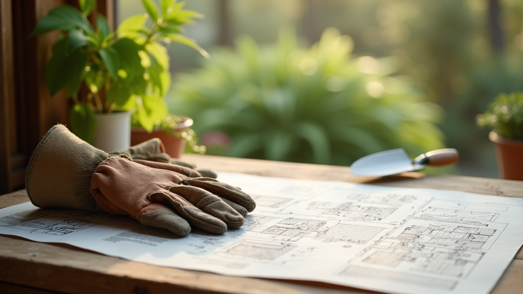 Équipe de jardiniers paysagistes travaillant ensemble
