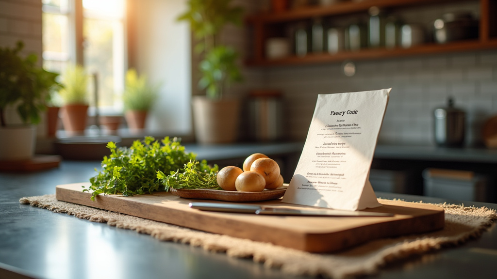 Chef traiteur préparant un buffet dans une cuisine professionnelle