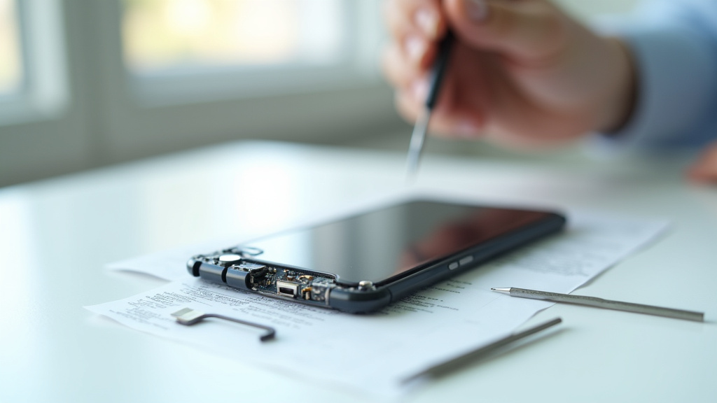 Diagnostic technique d'un smartphone avec des outils spécialisés