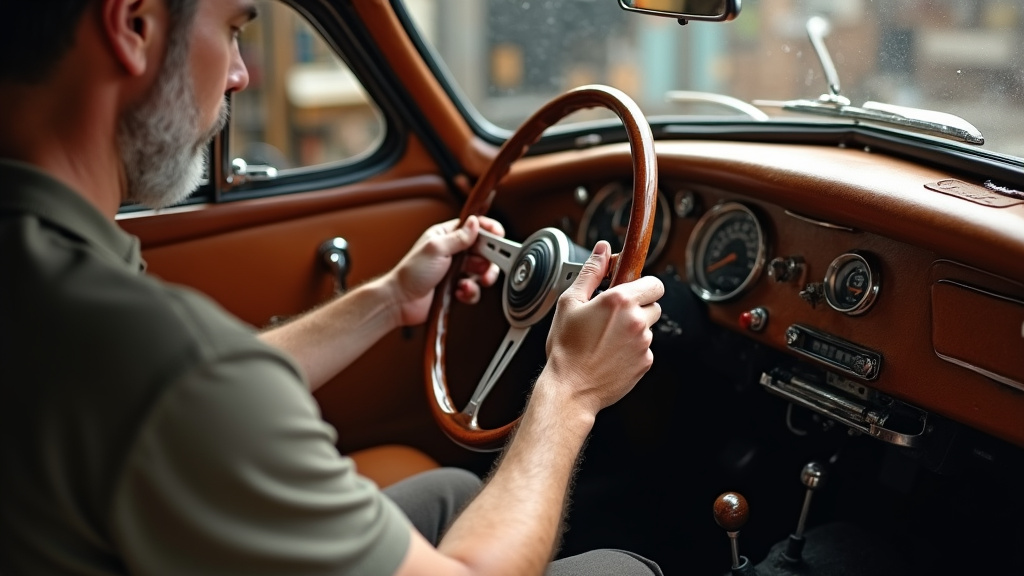 Outils de travail d'un sellier automobile