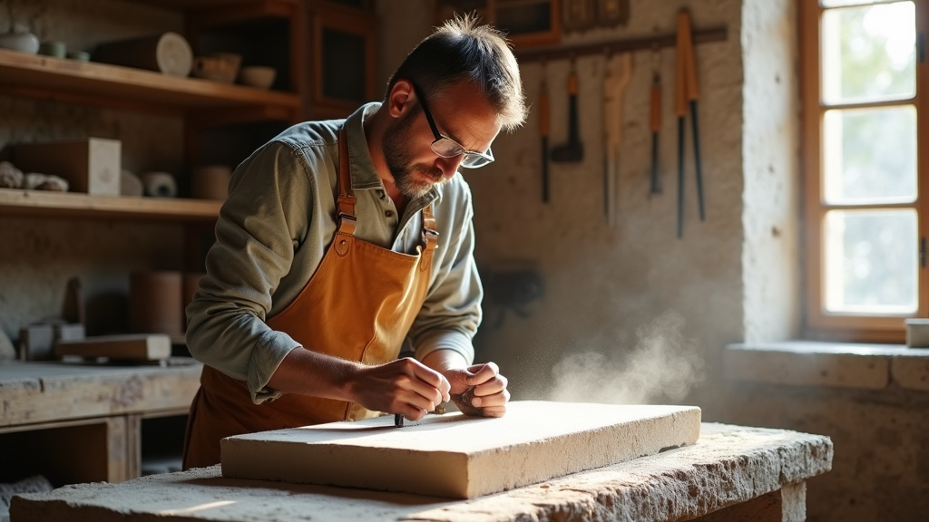 Différenciation entre tailleur de pierre et marbrier funéraire