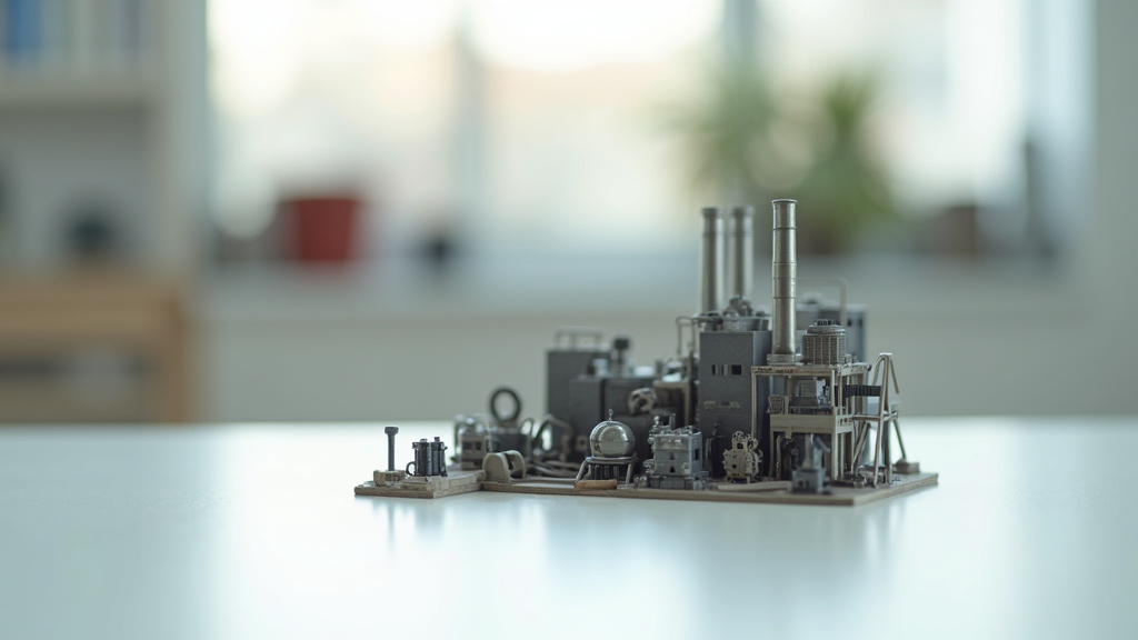 Technicien de maintenance industrielle en train d'intervenir sur une machine industrielle